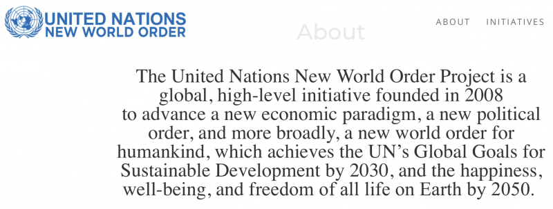 Nazioni Unite - Nuovo ordine mondiale
