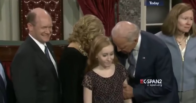 C Span Footage Of Biden Touching Young Girls Flagged As 'child Sexual Exploitation' By Twitter