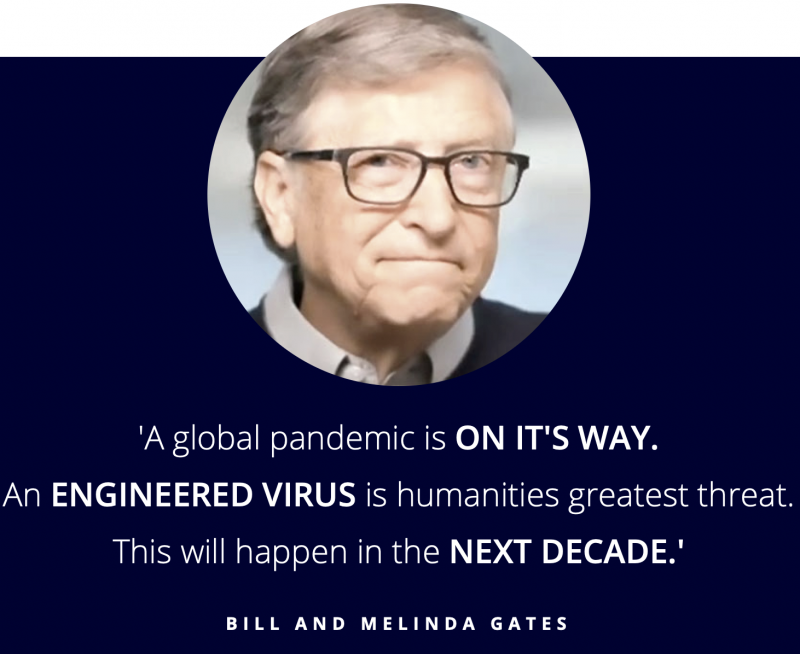 Bill Gates sul coronavirus nel 2018