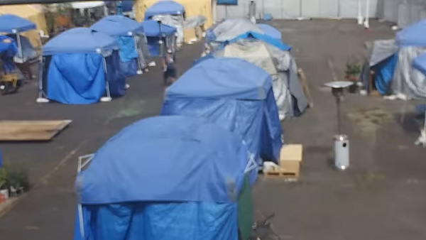 Antifa Tent City Portland Heaters