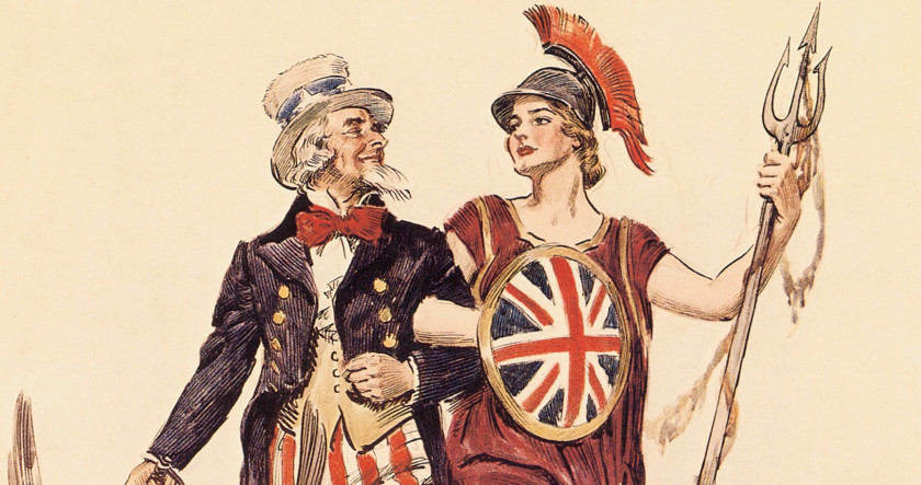 Uncle Sam And Lady Britannia