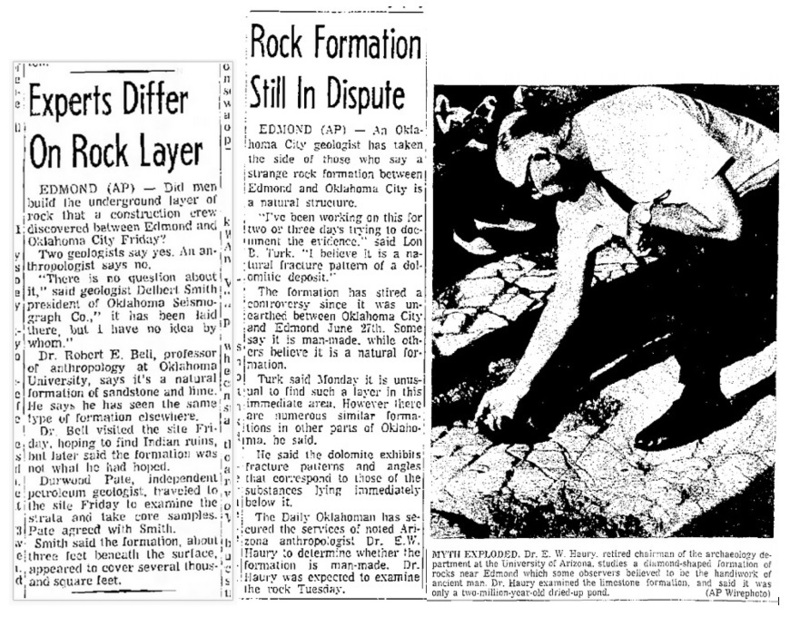 Forbidden History: Back in 1969, Construction Workers Found a 200,000-Year-Old Structure in Oklahoma  Lawton-Constitution