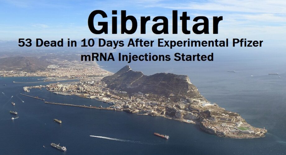 Gibraltar muere inyecciones de Covid