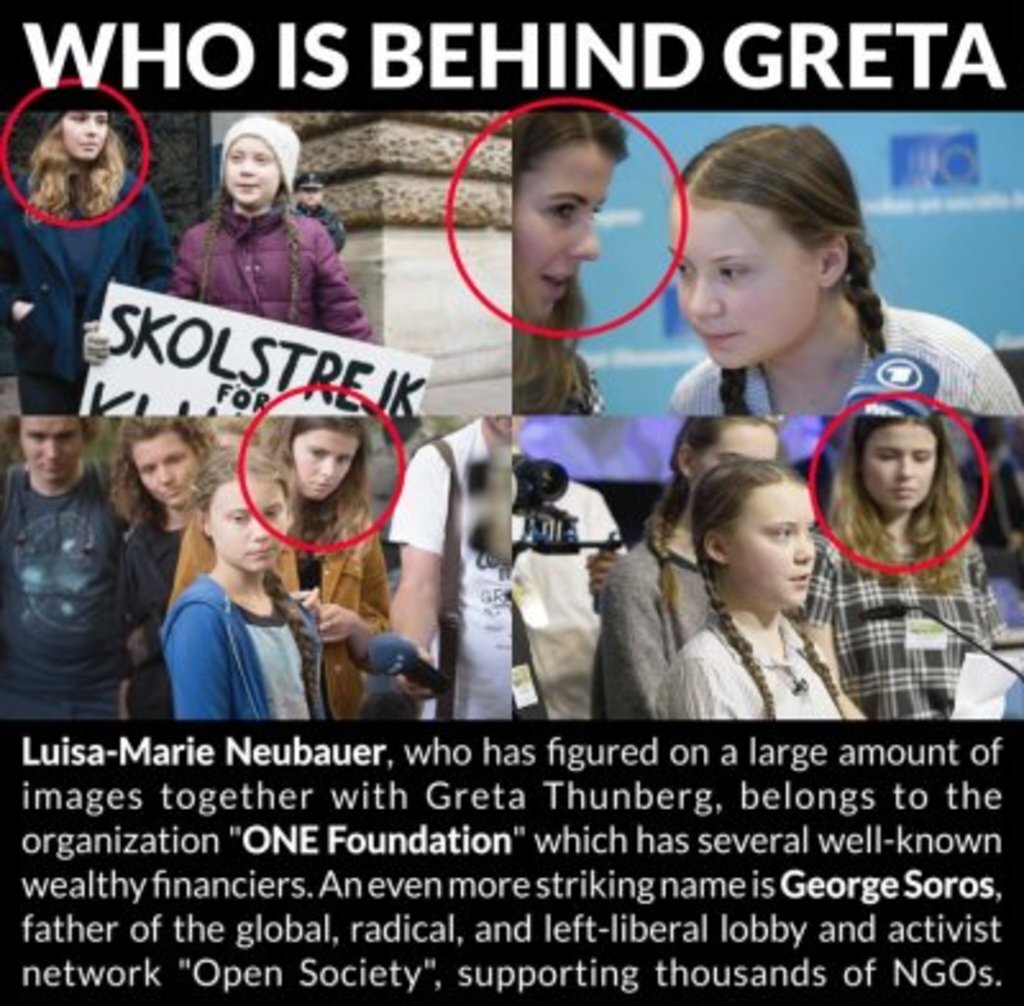 Soros behind Greta Thunberg