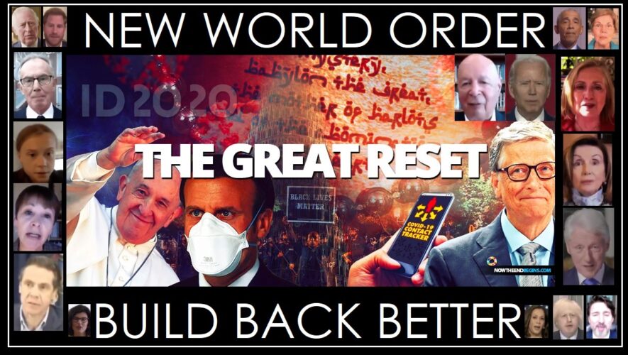 Nouvel ordre mondial La grande réinitialisation Reconstruire mieux