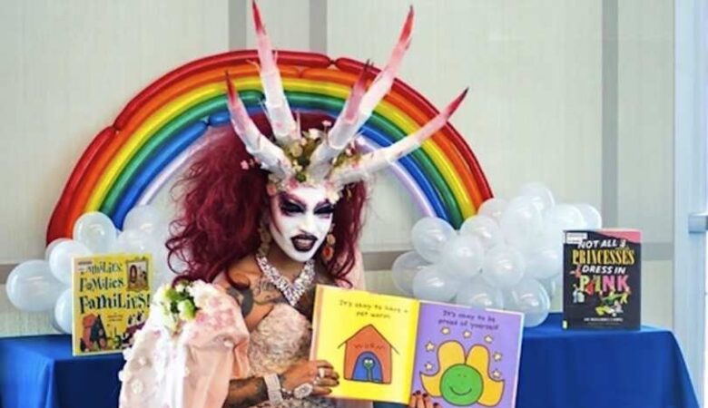 Demon Transgender Reading Books Barn