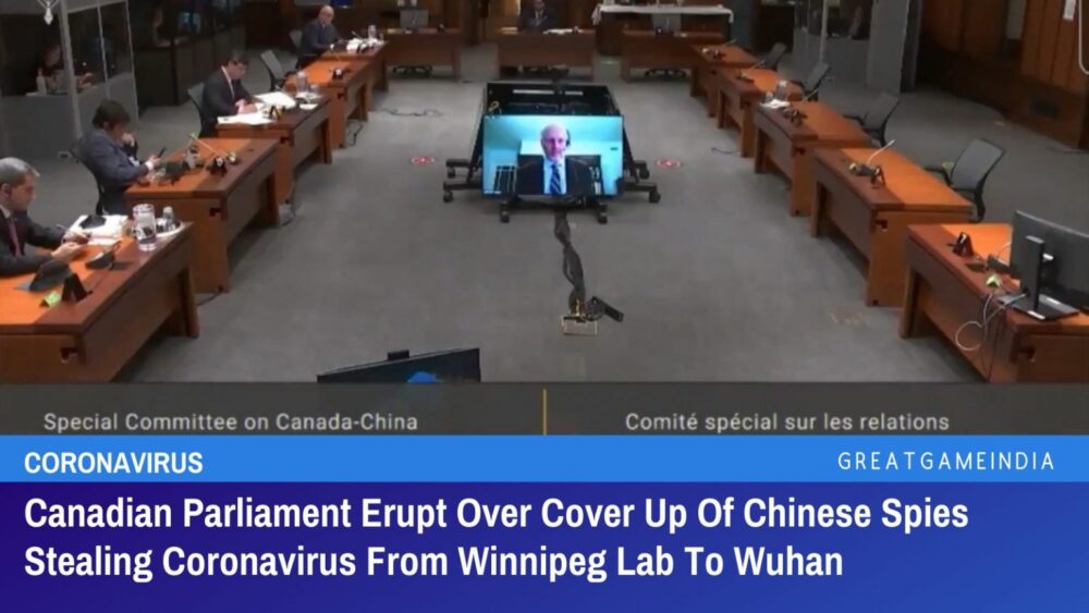 canadian parliament erupt over cover up of chinese spies stealing coronavirus from winnipeg lab to wuhan