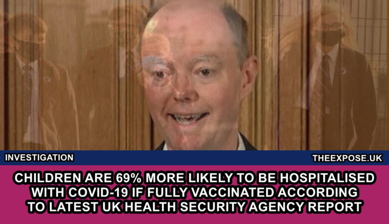 Det er 69 % større sannsynlighet for at barn i Storbritannias helsesikkerhetsbyrå blir innlagt på sykehus med covid 19 hvis de er fullt vaksinerte