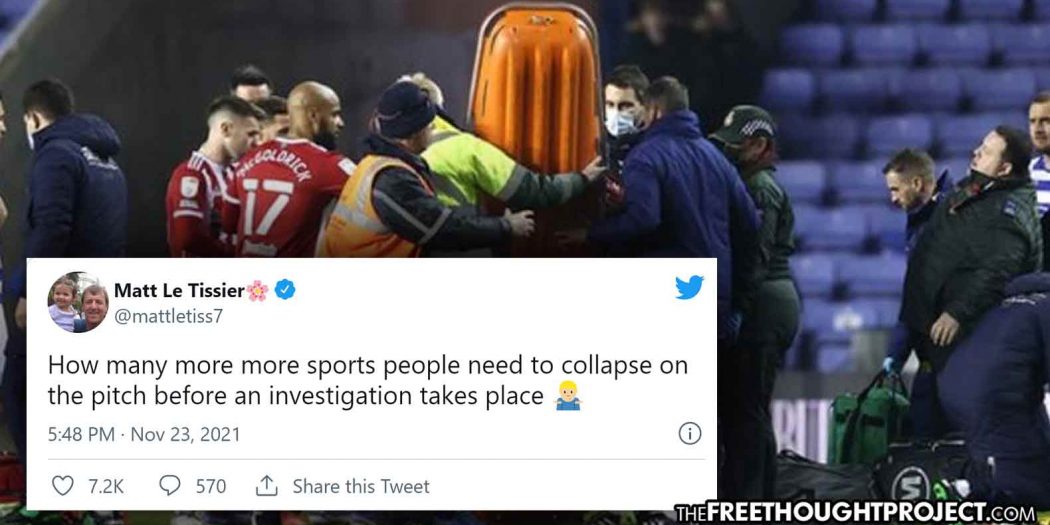 etter at en annen fotballspiller kollapser på banen, ber tidligere proff og sky news sportskunngjører om etterforskning