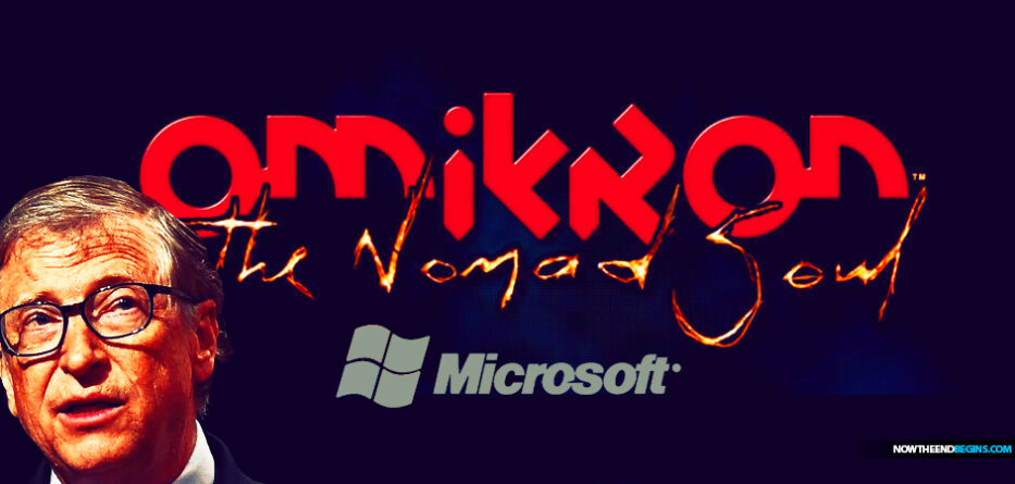 bill gates had a game created for windows called ‘omikron’ in 1999 about demons pretending to be human in order to harvest their souls