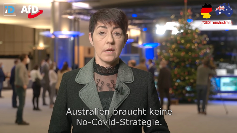 Deutscher Abgeordneter erklärt Solidarität mit Australiern, die gegen die Covid-Tyrannei kämpfen "Wir werden kämpfen"